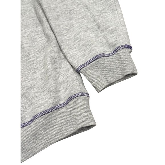 Beetlejuice Womens L Crewneck Gray Sweatshirt "The Ghost With The Most" Fall - Picture 6 of 6